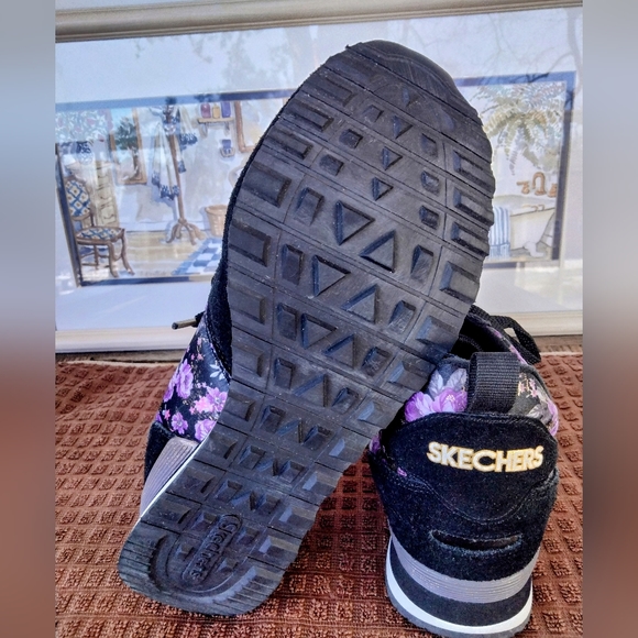 Skechers OG 85 "Hollywood Rose" Fashion Sneakers. Size 8.5. Hidden Wedge Heels. - Picture 9 of 9